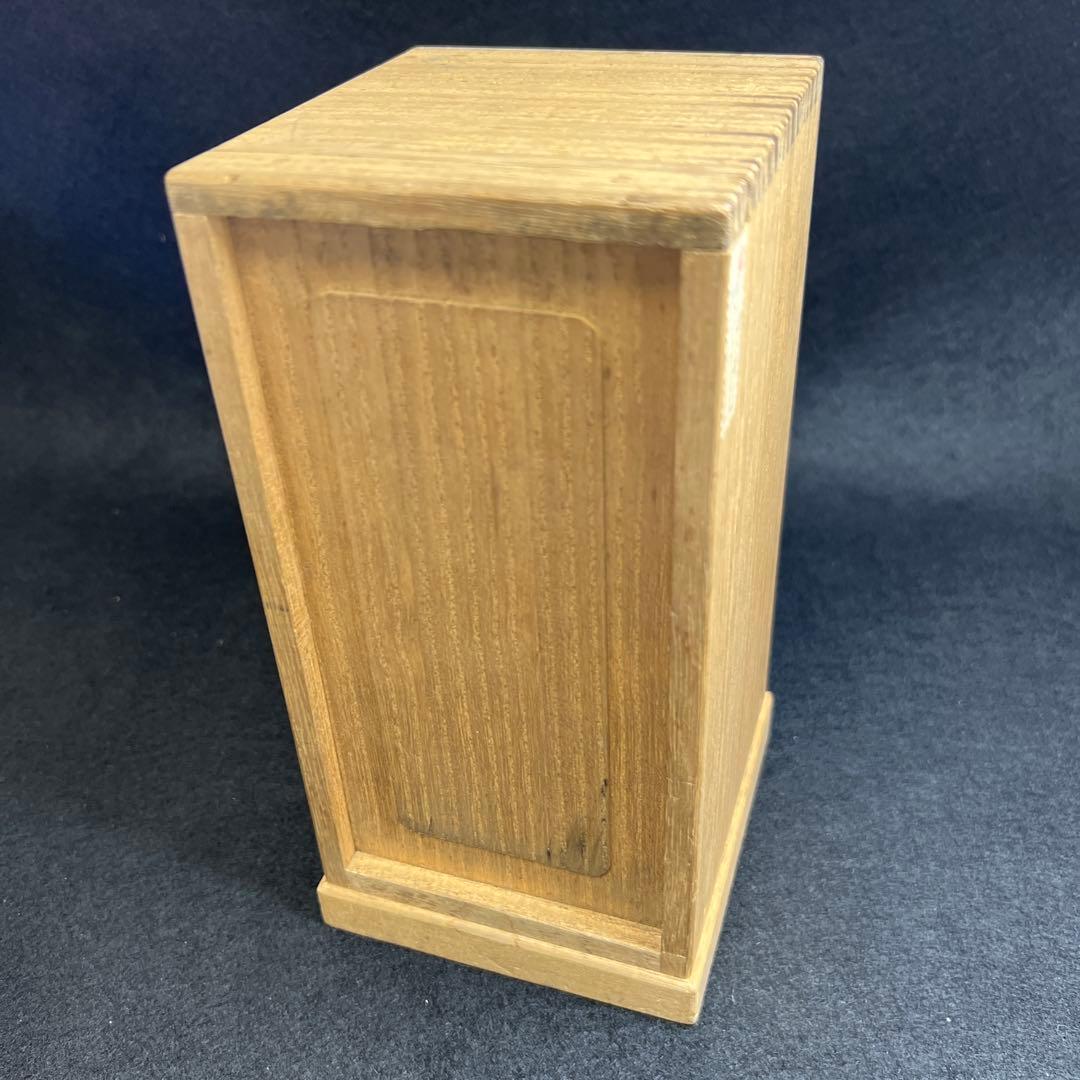 時代九谷焼　青粒手極上金彩花入　木箱付　高11.3㎝東Y7-0502⭐︎2Fトヒエ