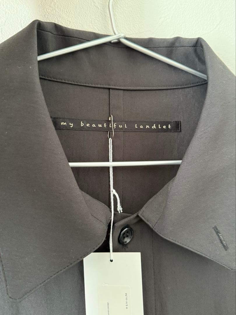 【新品】my beautiful landlet ロングシャツコート