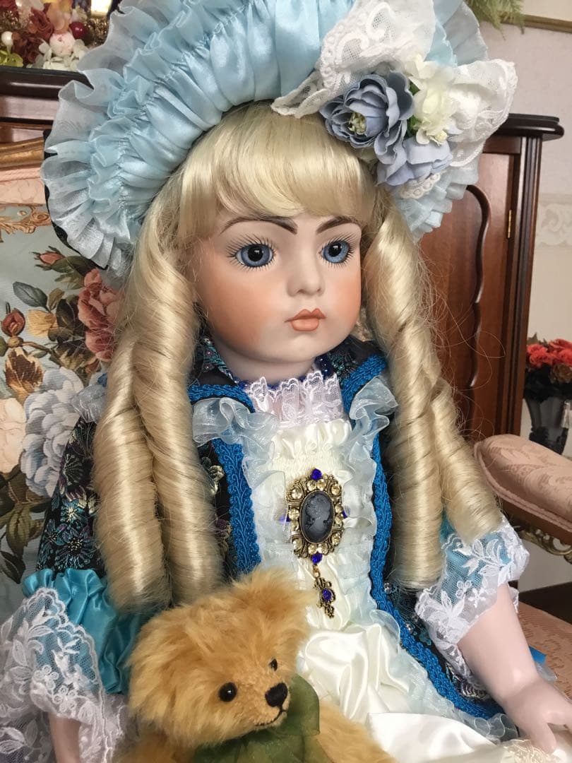 ビスクドール❤️『冬麗ふゆうらら』碧空のBru Jne❤️リプロ