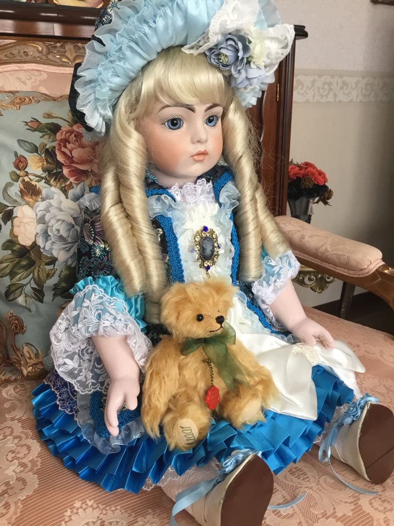 ビスクドール❤️『冬麗ふゆうらら』碧空のBru Jne❤️リプロ