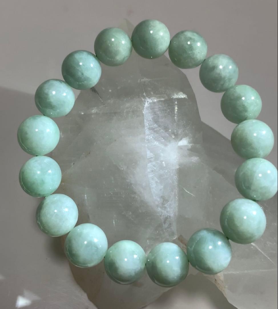 ★ユッキー様★ 【高品質】ミャンマー産天然ヒスイ　ビルマ翡翠　ブレスレット