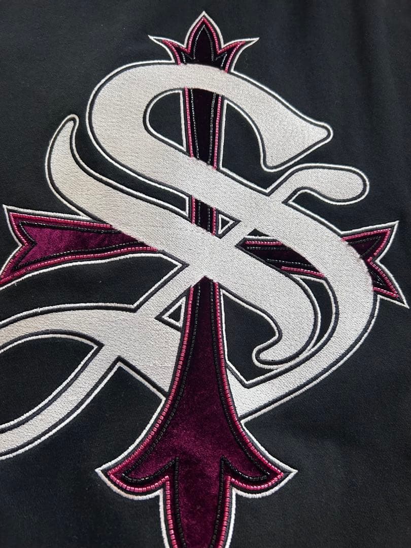 Supplier ブラック フルジップパーカー XL