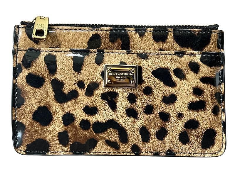 専用　 未使用 ドルチェ&ガッバーナ レオパード レザー カードホルダー