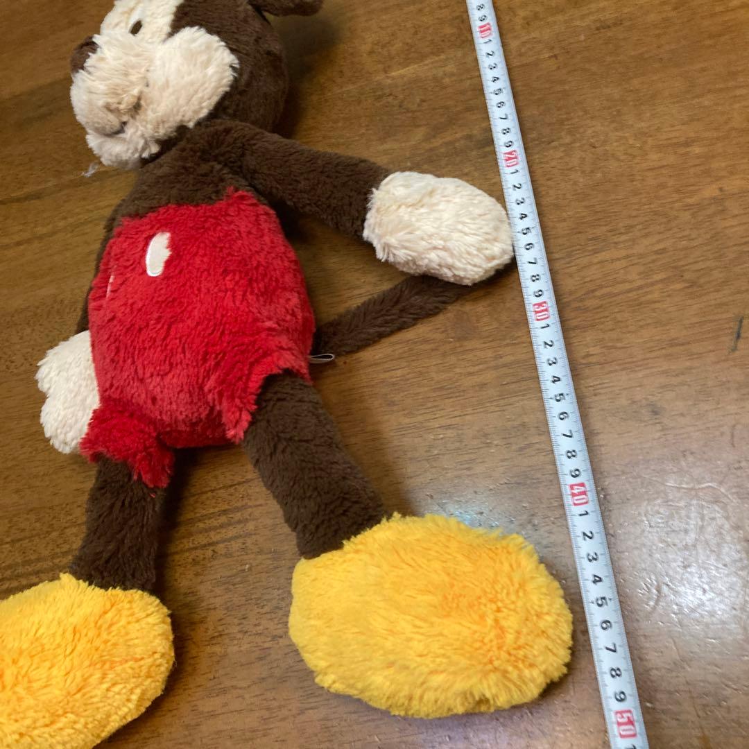 TーARTS ミッキーマウス　ぬいぐるみ　モフモフ　茶系　可愛い　50cm