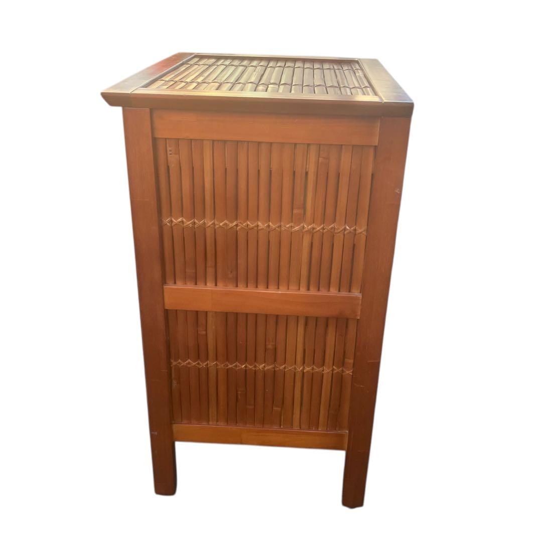 アジアン家具　バンブー　3段チェスト　キャビネット　インドネシア製　インテリア