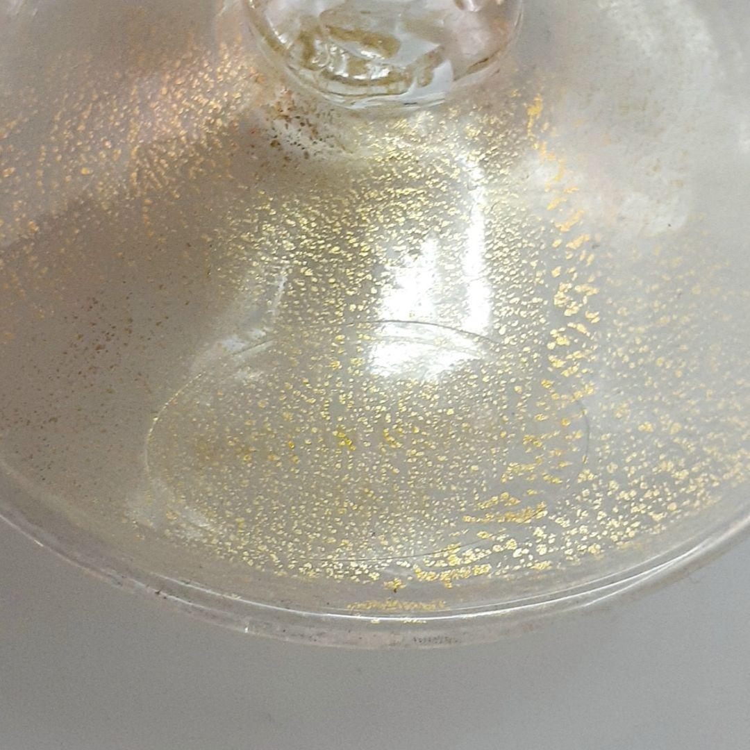 MURANO ムラノ ミルフィオリ 金彩 ドルフィン モチーフ グラス