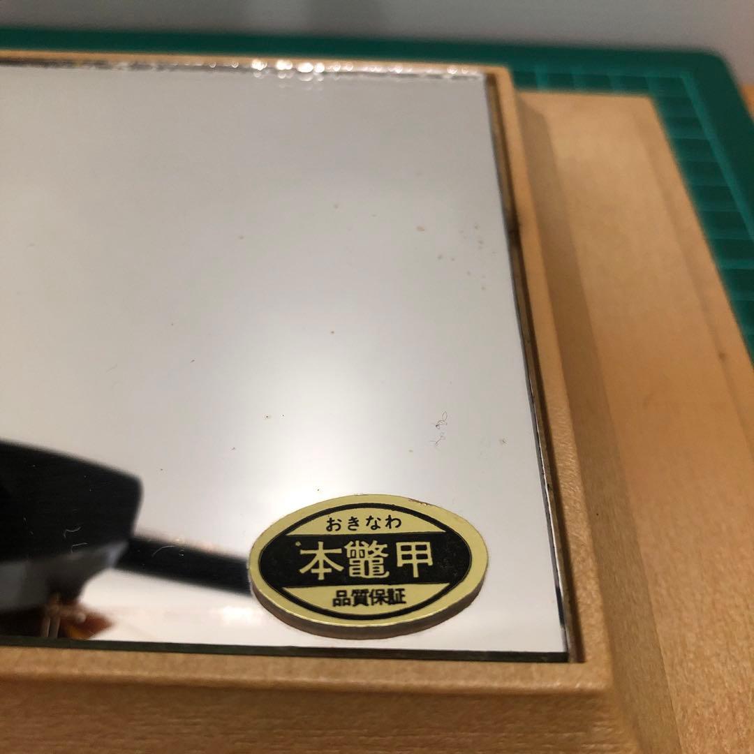 本ベッコウ帆船・ガラスケース入り