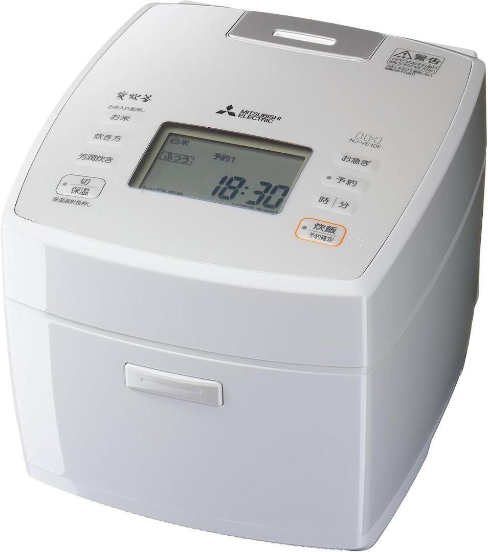 【新品・未使用品】三菱電機 炊飯器 5.5合 IH 日本製 炭炊釜(2層厚釜)