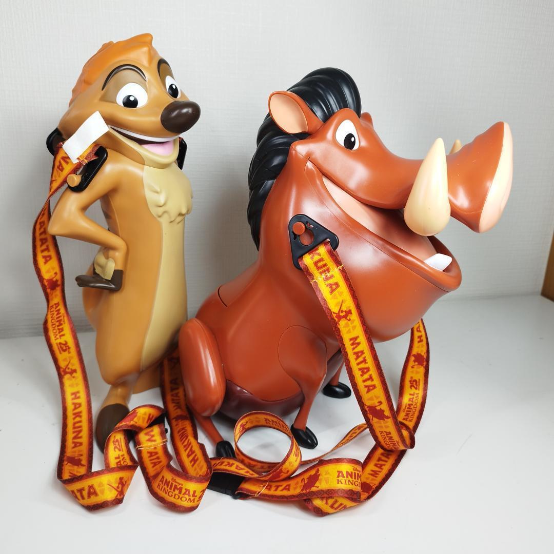 プンバ ティモン ポップコーン ライオンキング 美品 ディズニーワール III6