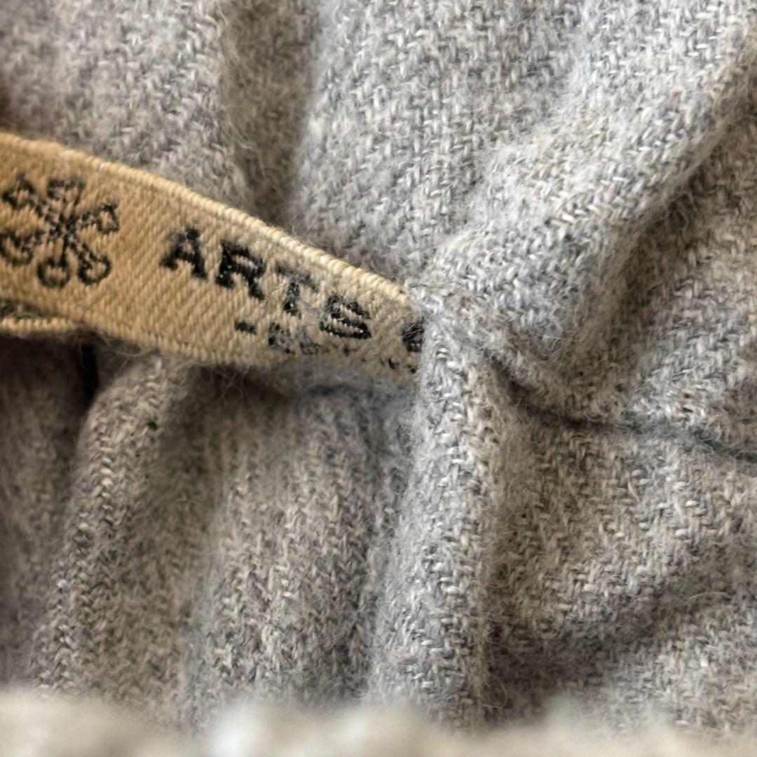 アーツアンドサイエンス サルエルパンツ 2 コットン リネン グレー