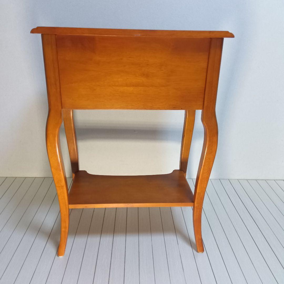 アンティーク調 猫脚 チェスト サイドテーブル コンソール 花台 電話台