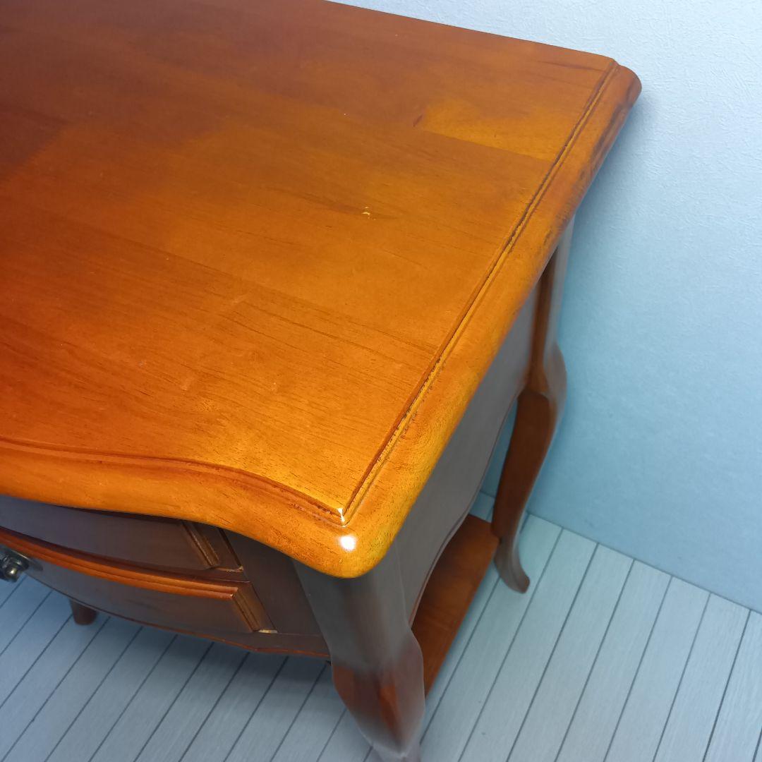 アンティーク調 猫脚 チェスト サイドテーブル コンソール 花台 電話台