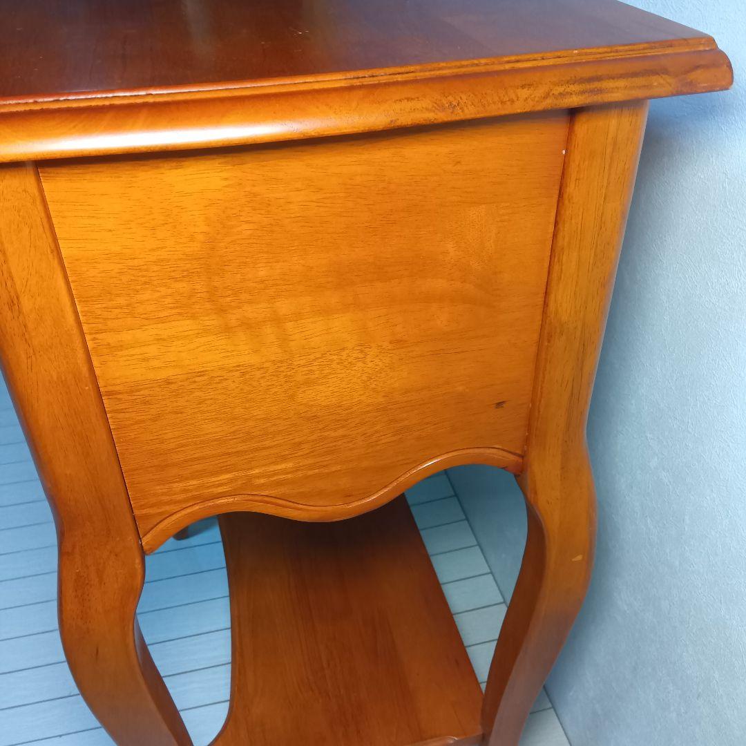 アンティーク調 猫脚 チェスト サイドテーブル コンソール 花台 電話台