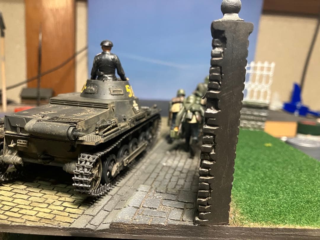 完成品 情景一号戦車のある景色