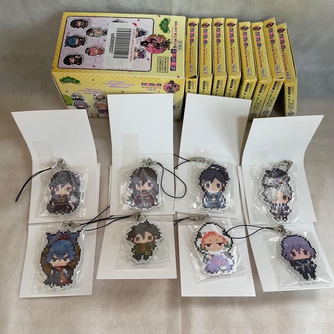 刀剣乱舞　ぷちびっとストラップコレクション【36個セット】　鶴丸　一期　長谷部