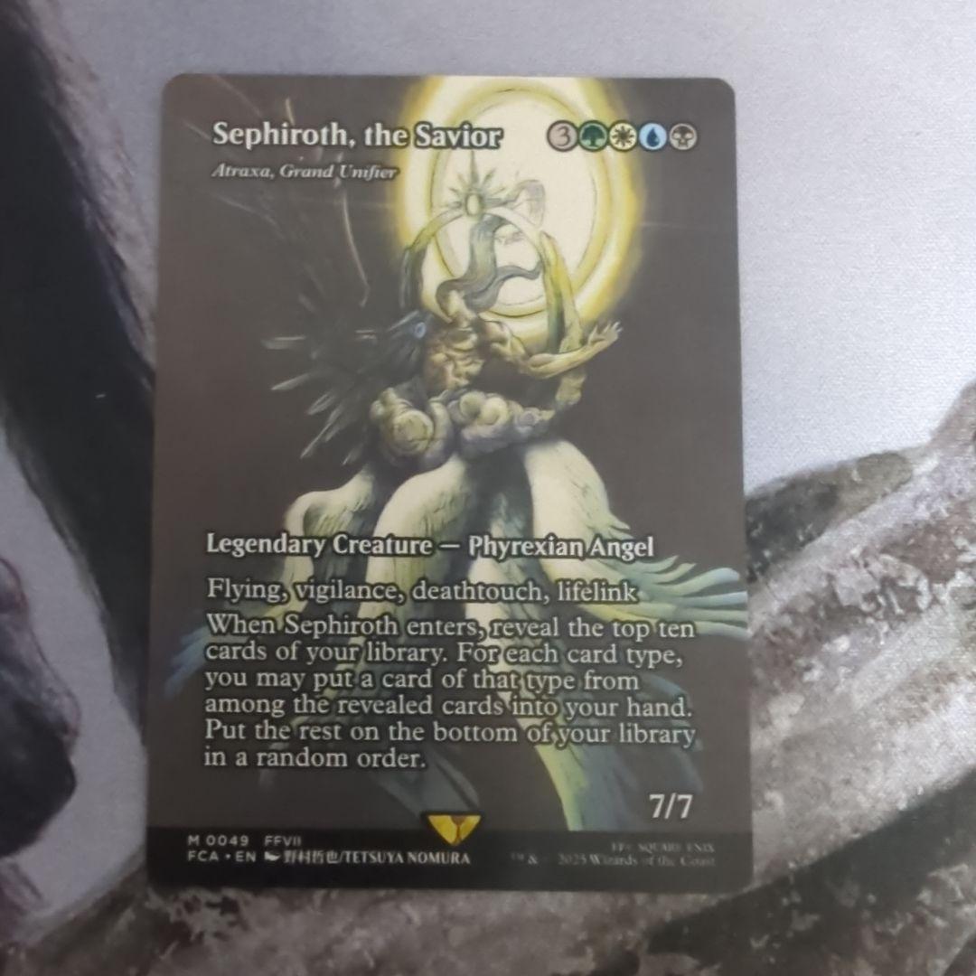 MTG 救済者、セフィロス(偉大なる統一者、アトラクサ)　英語版　継承史