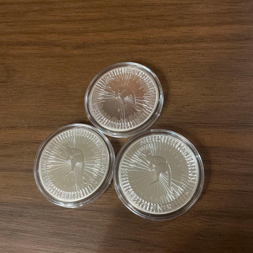 オーストラリア・パース造幣局が製造したカンガルー銀貨