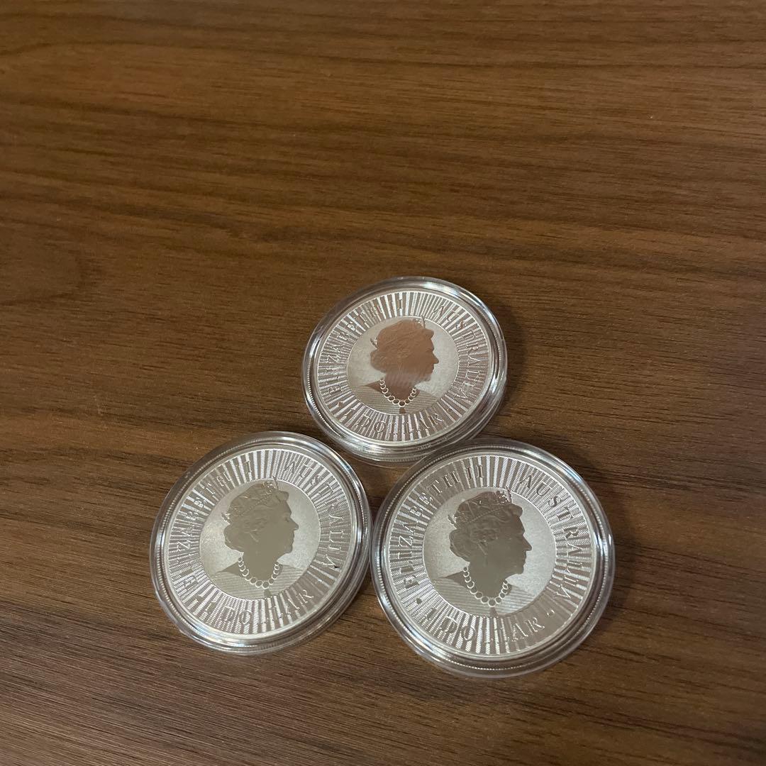オーストラリア・パース造幣局が製造したカンガルー銀貨