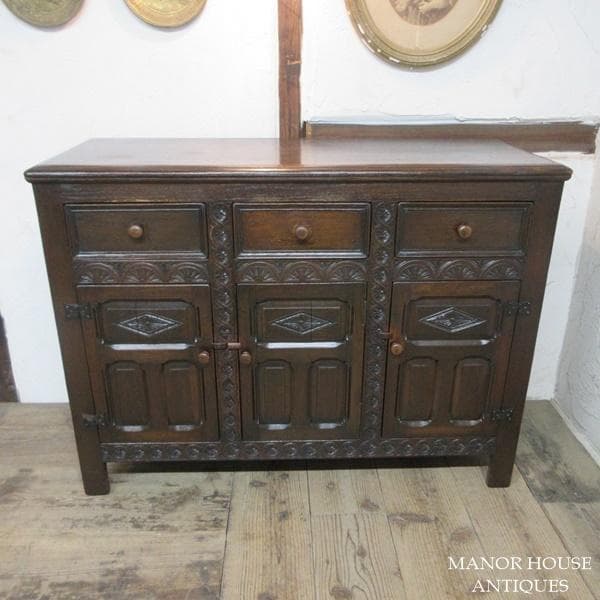 イギリス アンティーク 家具 サイドボード キャビネット 店舗什器 6801d