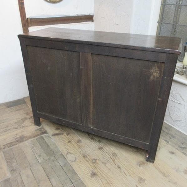 イギリス アンティーク 家具 サイドボード キャビネット 店舗什器 6801d