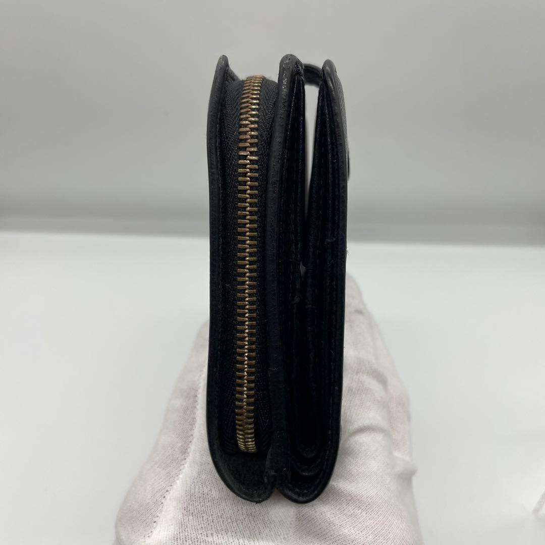 【良品】 LOEWE ロエベ アナグラム レザー 折り財布