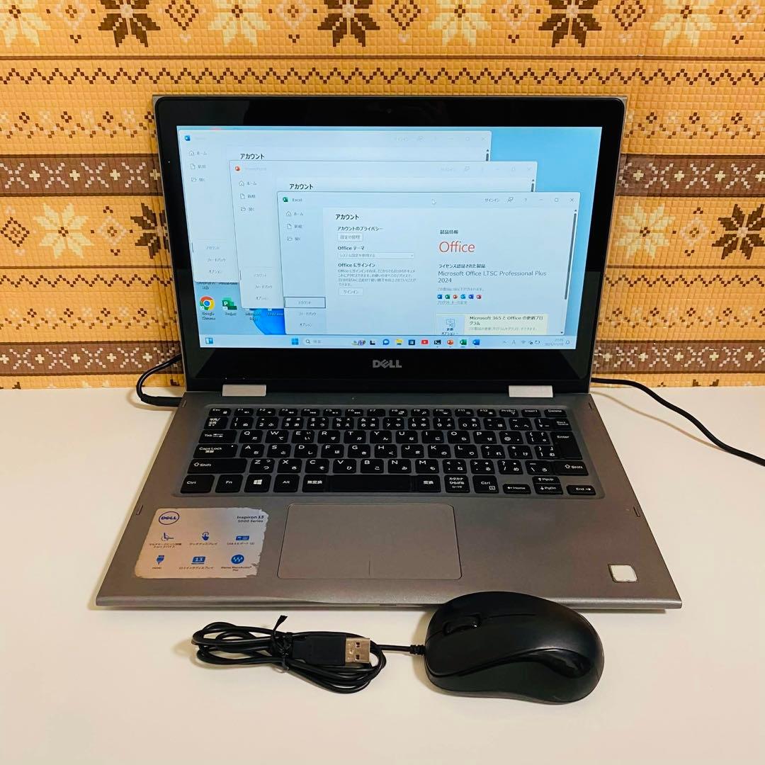 Y927 DellノートパソコンSSD高速コンパクトWindow11タッチパネル