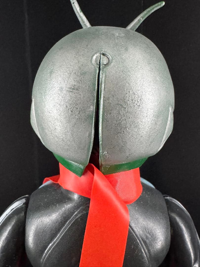 仮面ライダー 旧バンダイ 2本線 ブリキベルト ソフビ 面取れ