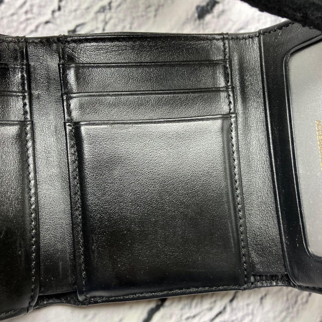 ヴィヴィアンウエストウッド✨がま口 オーブ ゴールド金具 三つ折り財布 本革 黒