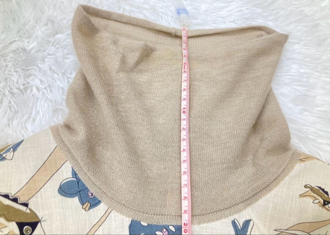 HERMES エルメス ハイネック ノースリーブ ベージュ レディース