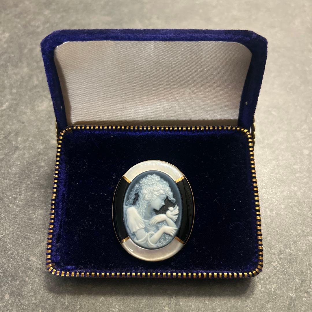 【カメオ】ブローチ　ペンダントトップ