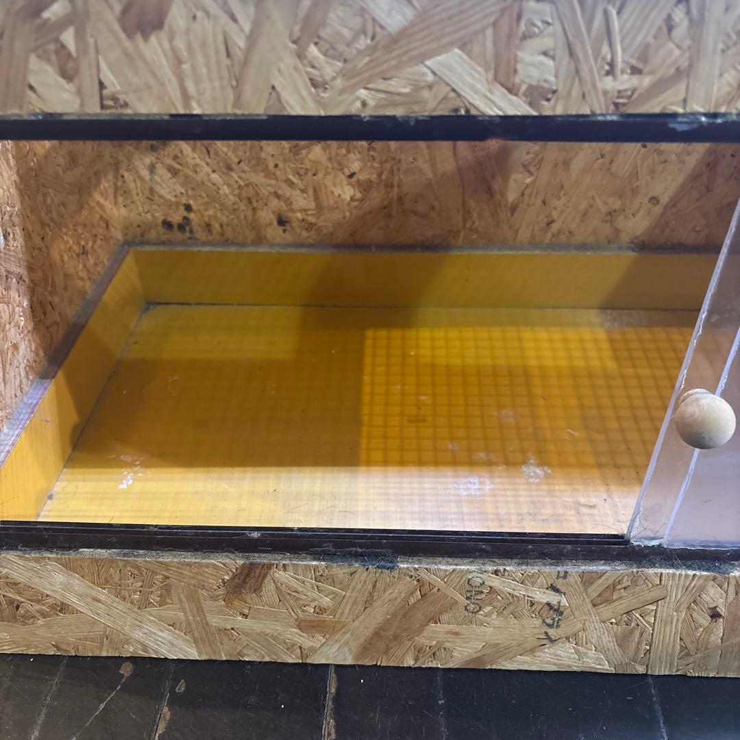 大型OSBボード飼育ケージ　爬虫類　リクガメ 鍵付き