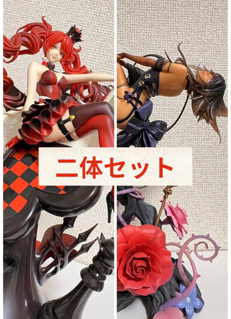 Myethos ミートス　ハートの女王　チェシャ猫　フィギュア　二体セット