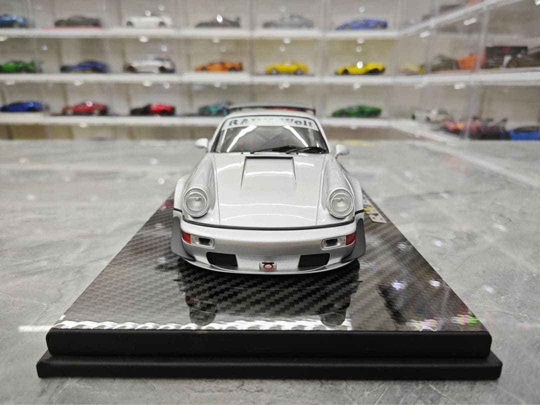 TGM モデル 1/18 ポルシェ 964 RWB シルバー ミニカー