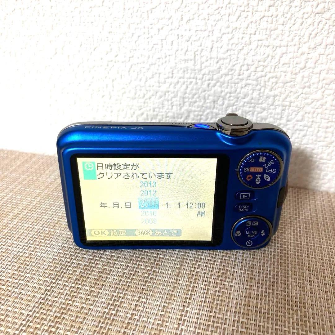 FUJIFILM Fine pix JX400 ブルー　バッテリー/充電器付き
