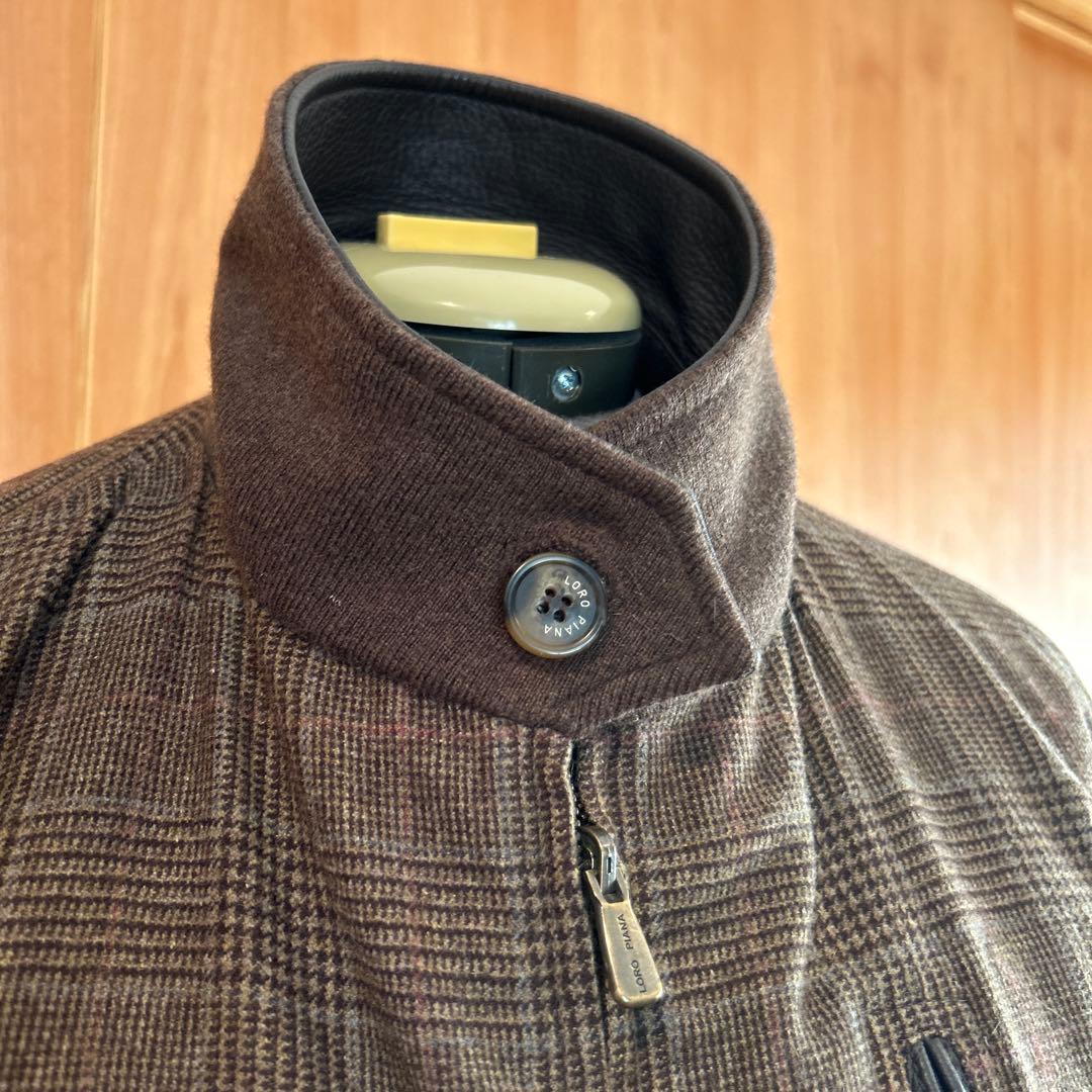 Loro Piana 鹿革レザー×カシミア　リバーシブルジャケット　メンズM