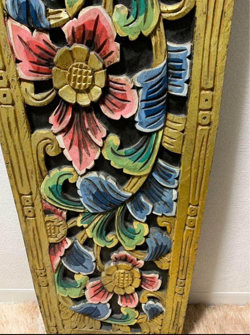 K*l様 超大型 木彫レリーフ　アンティーク家具　バリ　アジアン家具　インテリア