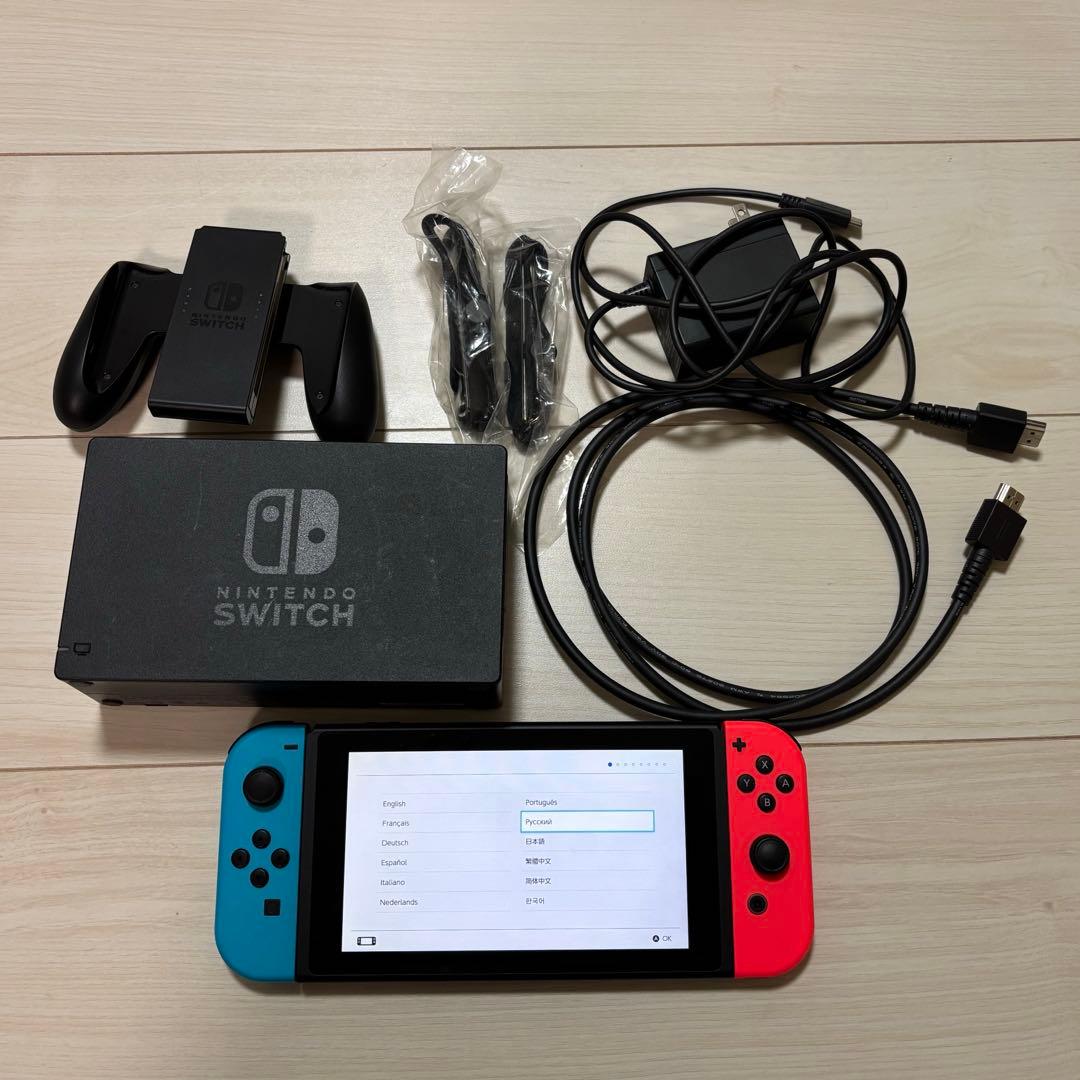 Nintendo Switch ネオンブルー•ネオンレッド　ニンテンドースイッチ