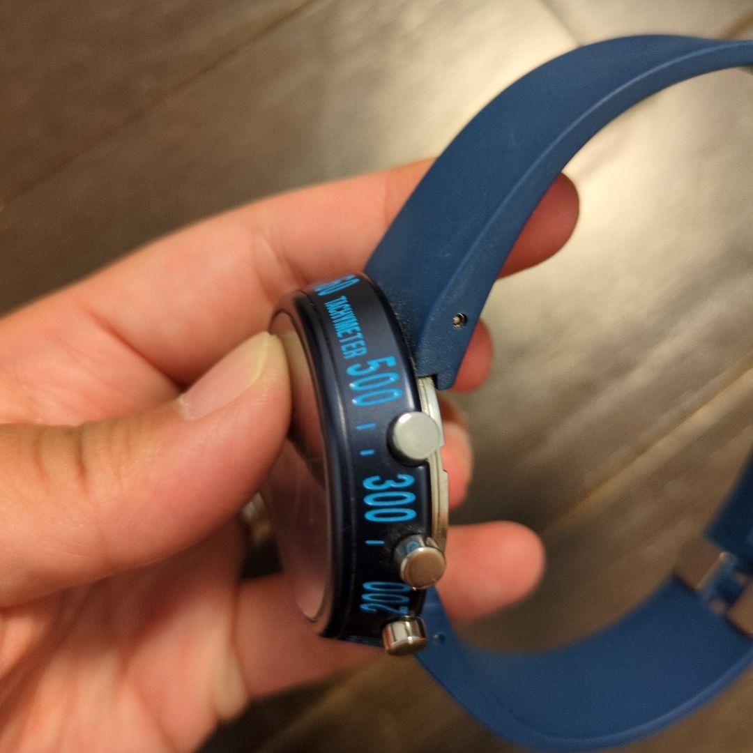 ISSEY MIYAKE クロノグラフ 時計 ブルー