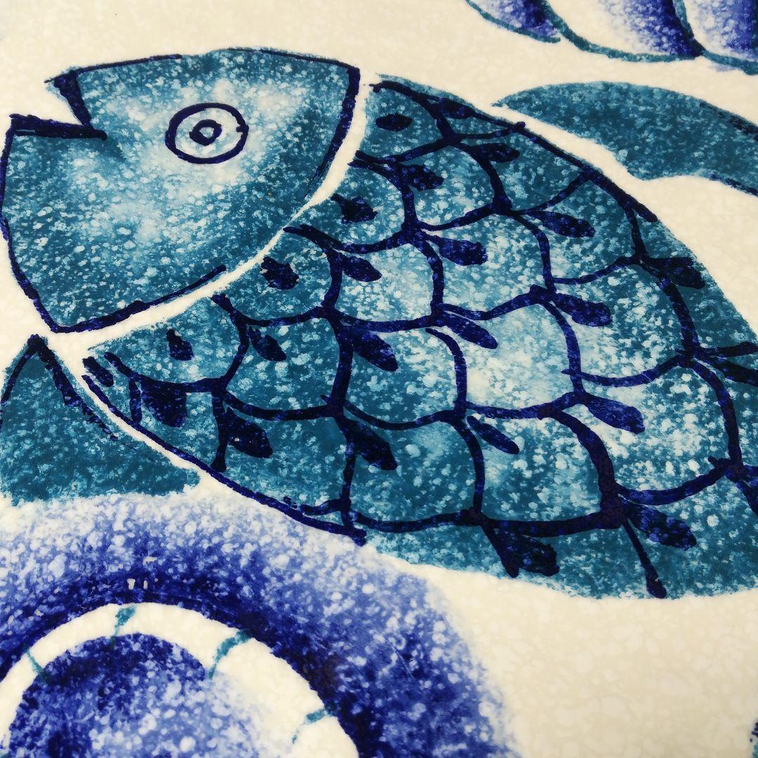 イタリア陶器　モディリアーニ　modigliani　飾り皿　魚　プレート