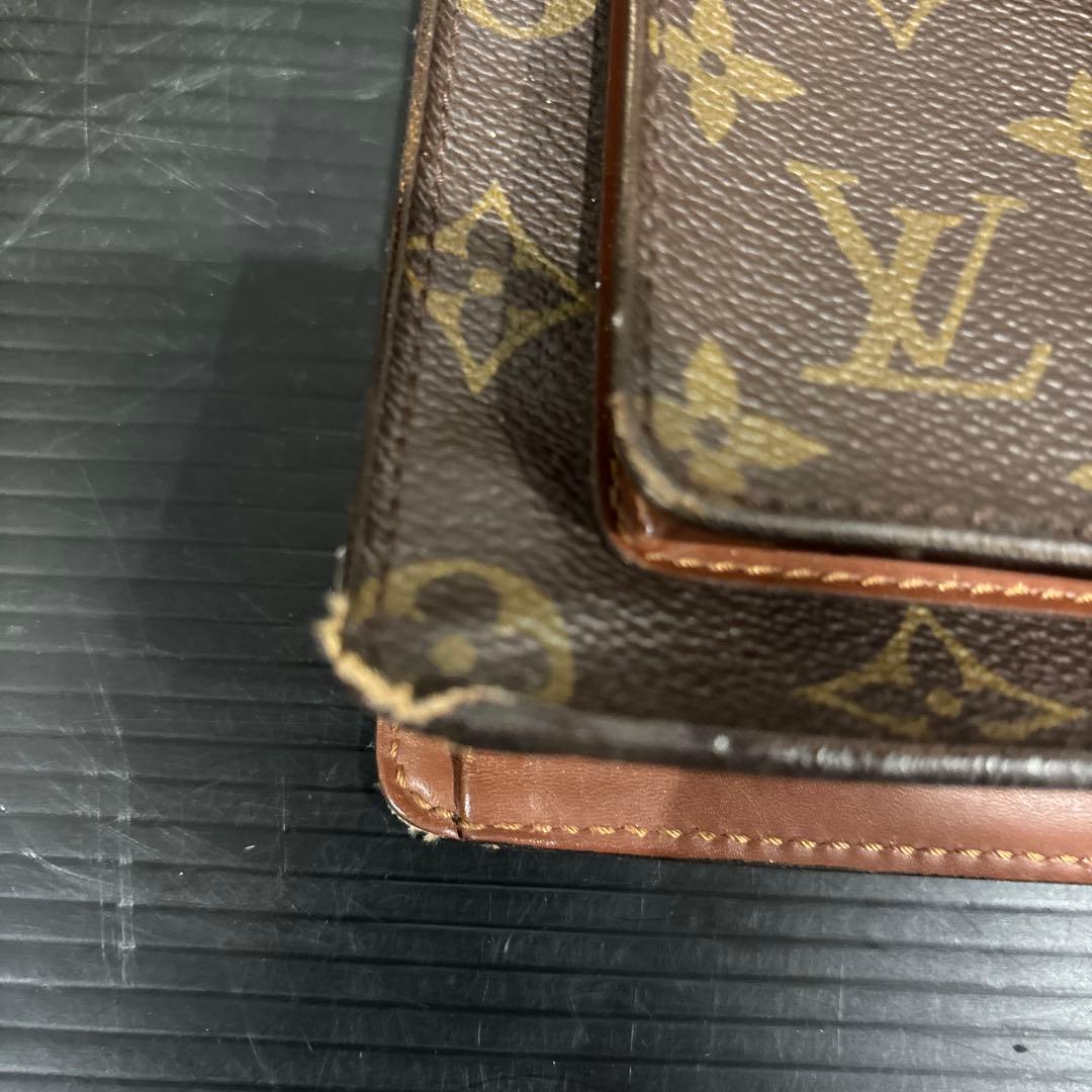 ⚫️ヴィンテージ⚫️ルイヴィトンモノグラム・モンソー　バック　訳ありジャンク