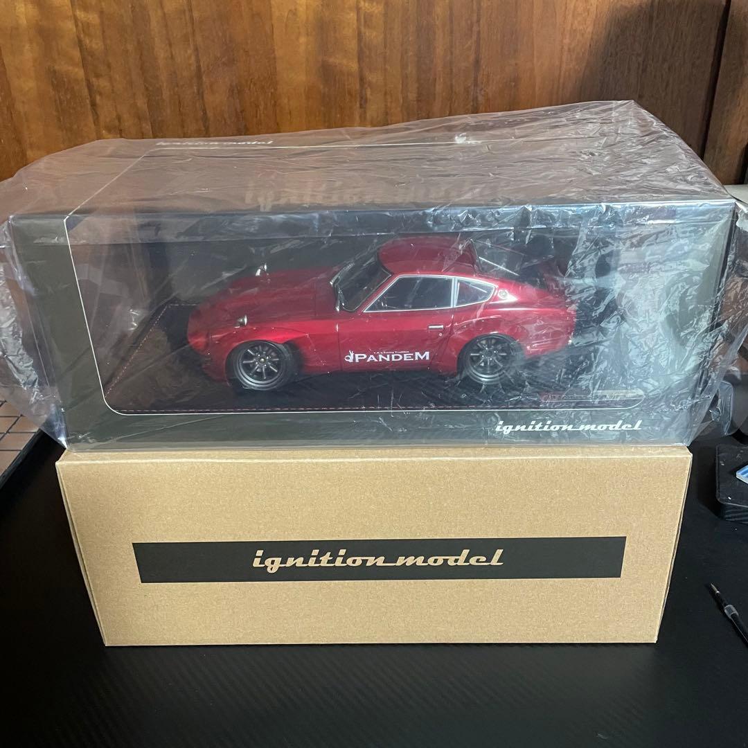 新品未展示品イグニッションモデル 1/18 パンデムS30 Zレッドメタリック❷