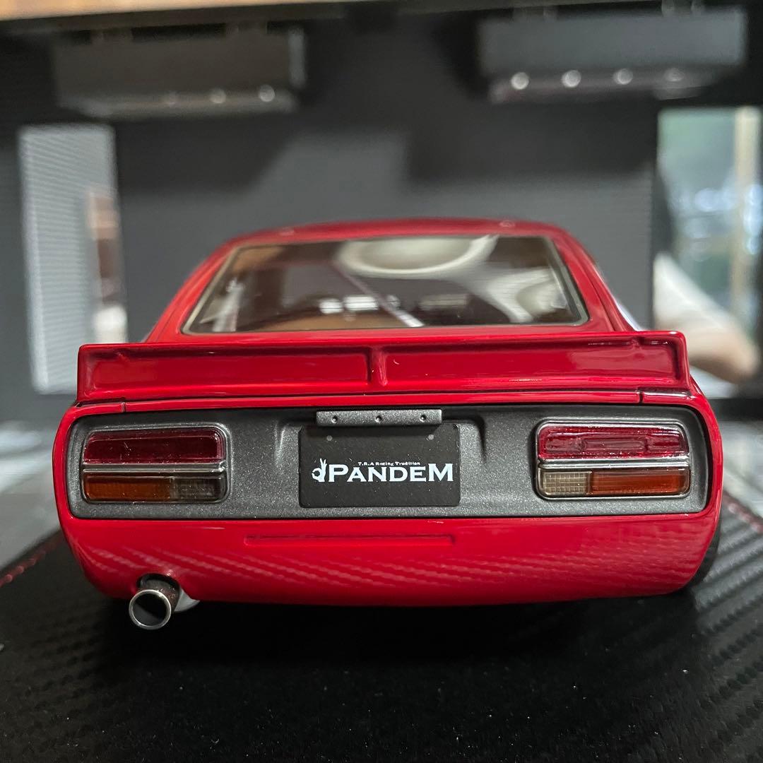 新品未展示品イグニッションモデル 1/18 パンデムS30 Zレッドメタリック❷