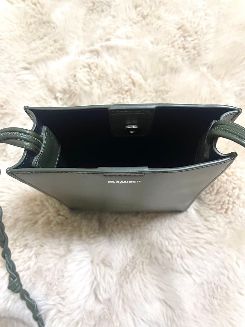 JIL SANDER オリーブグリーン ショルダーバッグ