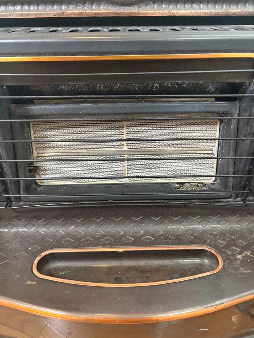 希少 Rinnai ガスストーブ アンティーク調 都市ガス