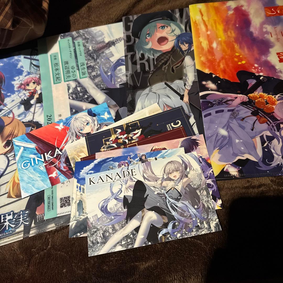 グリザイア：ファントムトリガー　直筆サイン入額装イラスト　抽選　当選　上杉真央