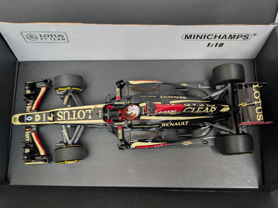 ミニチャンプス 1/18 ロータス ルノー E21 2013 K.ライコネン