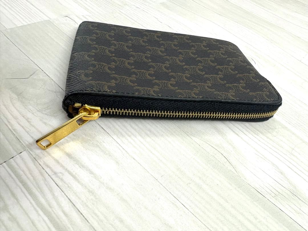 【極美品】CELINE セリーヌ　トリオンフ　ケース　キャンバス