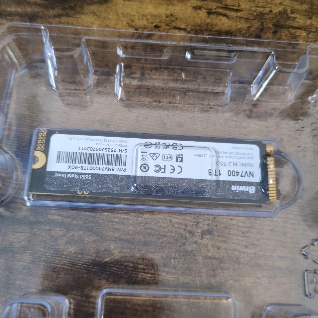 内蔵型SSD iWin NV7400 PCIe Gen4 SSD