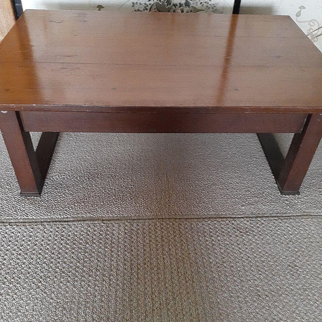 文机　木製机　古道具　古民家　ローテーブル