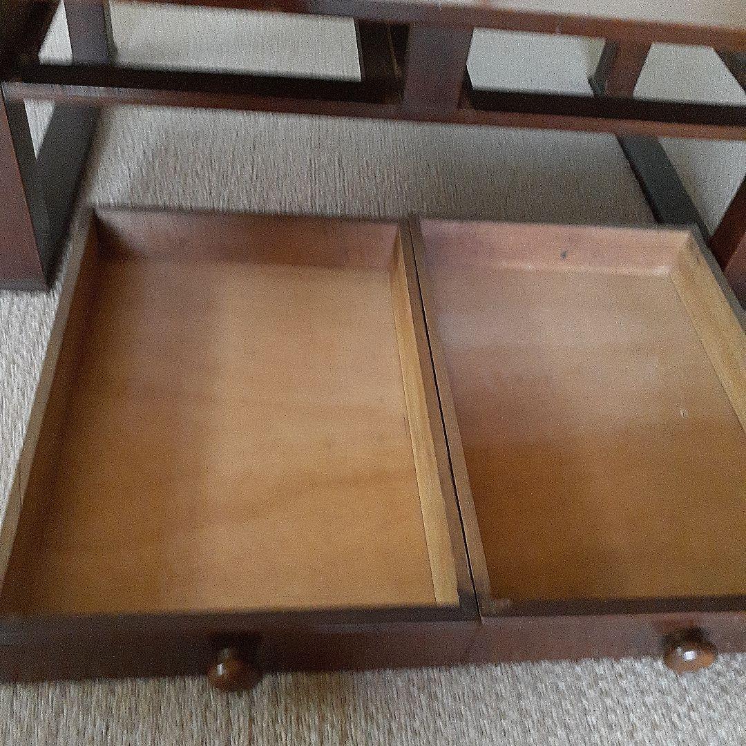 文机　木製机　古道具　古民家　ローテーブル